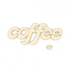 원목 coffee 커피 레터링 9.5cm 10개 C-06-024
