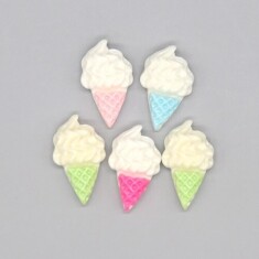 소프트아이스크림 미니어처 믹스 5개 H-06-051