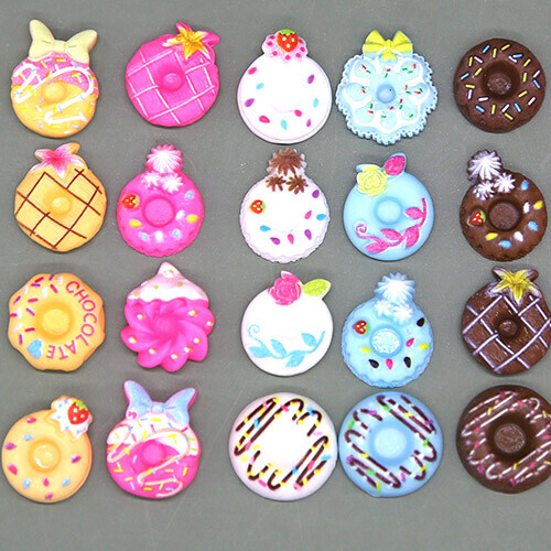 특별한공예샵,팝콘 도넛 미니어처 랜덤 5개 H-05-064